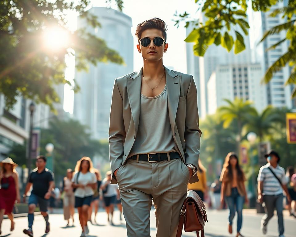 Teknik layering pakaian urban modern untuk iklim tropis Indonesia Teknik layering pakaian urban modern untuk iklim tropis Indonesia